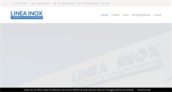 Desktop Screenshot of lineainox.it