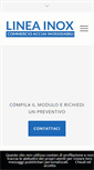 Mobile Screenshot of lineainox.it